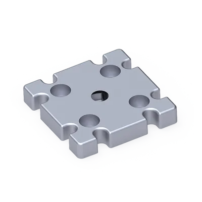 Pabuç Bağlantı Parçası 80X80 M10