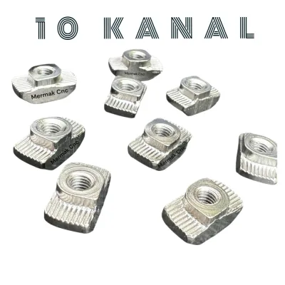 10 Kanal Profil Tırtıllı Somunu m5